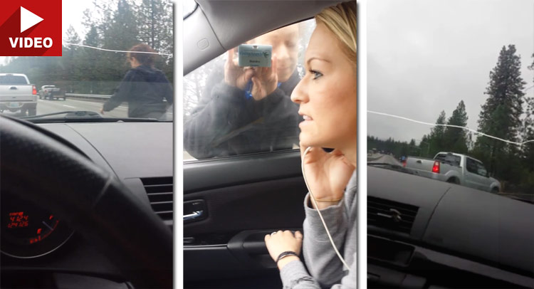 Crazy Woman Impersonating a Cop Scares the Hell Out Of Two Women After Trying to Run Them Over