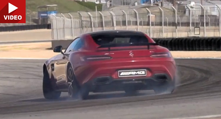  Chris Harris Tosses Mercedes-AMG GT S Around Laguna Seca