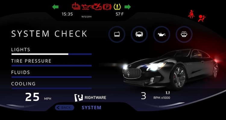  QNX Shows What a Virtual Maserati Instrument Panel Could Look Like