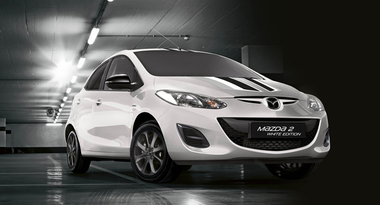  Old-Gen Mazda2 Gets Black and White Editions in the UK