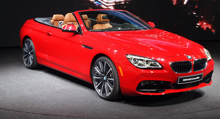  2016 BMW 6-Series and M6 Show Their Faintly Tweaked Bodies in Detroit