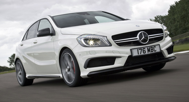  Mercedes Planning a More Powerful Facelifted A45 AMG
