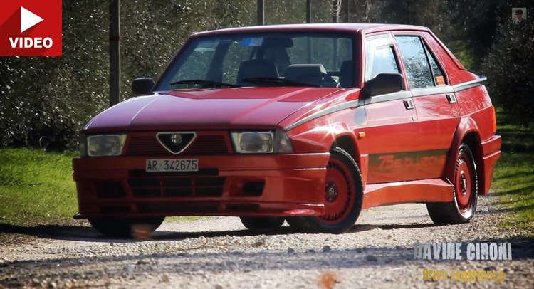  Alfa’s Super Cool 75 Turbo Evoluzione is a Proper Mad Italian
