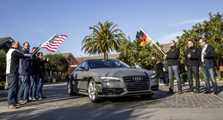  Audi A7 Piloted Driving Concept Takes 550-Mile Trip from Silicon Valley to Las Vegas [w/Video]