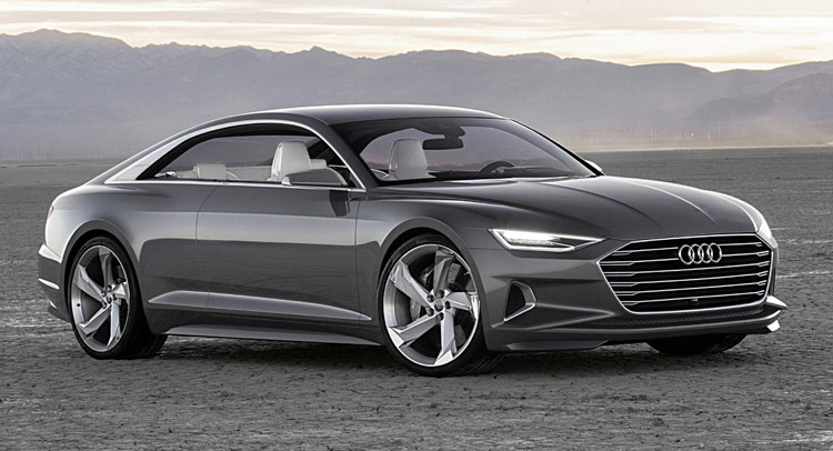  Audi Updates Prologue Concept with New Paint Job, Hybrid System for CES