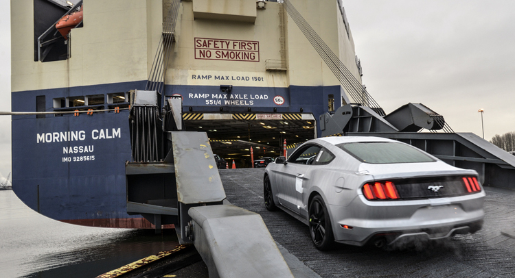  Ford Started Shipping Mustangs to Asia Pacific Markets [w/Video]