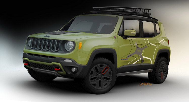  Mopar Preps a Pair of Jeep Renegade Concepts for NAIAS