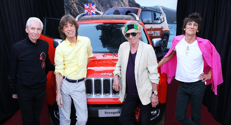  Rolling Stones Signed Jeep Renegade Fetches US$46,000 in Charity Auction