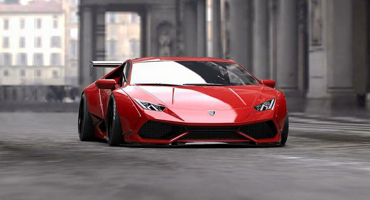 Liberty Walk Shows Off Wild Lamborghini Huracan Wide Body