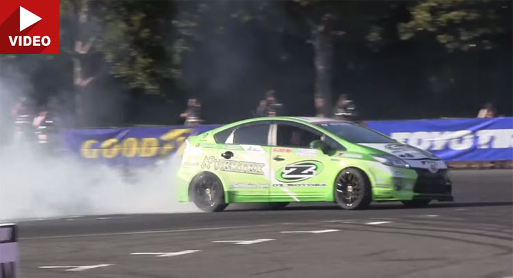  RWD Toyota Prius Makes for an Unusual Drift Machine!