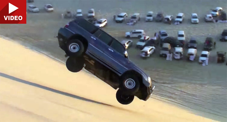  Toyota Land Cruiser Dune Jump: What Could Possibly Go Wrong?