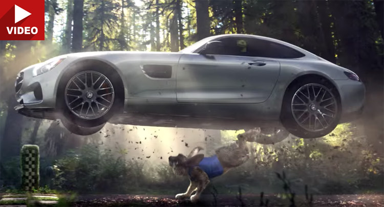  Mercedes-AMG GT Super Bowl XLIX Ad Reinforces Classic Fable