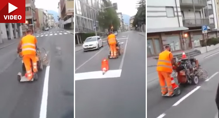  This Road Painter is Frigging Awesome!
