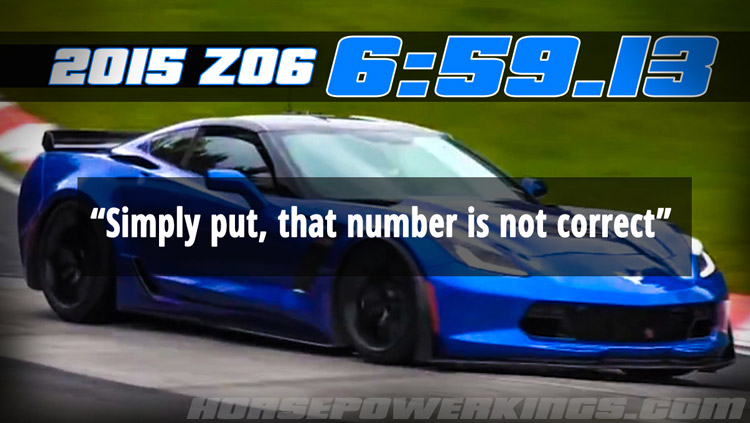  GM Denies 2015 Corvette Z06’s Rumored 6:59.13 Nürburgring Lap Time, Says “Is Not Correct”