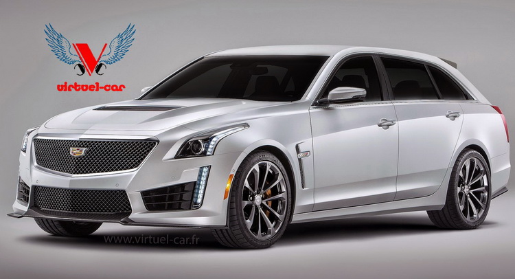  2016 Cadillac CTS-V Wagon Rendering is Wicked Cool