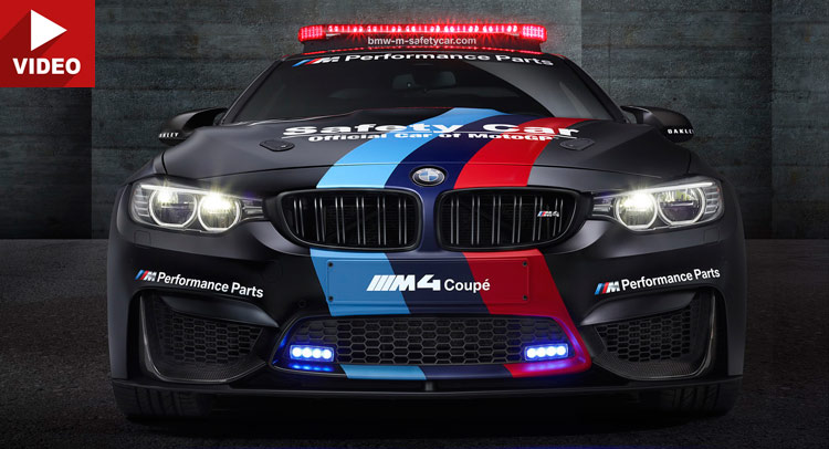  BMW Introduces M4 MotoGP Pace Car with Water Injection System