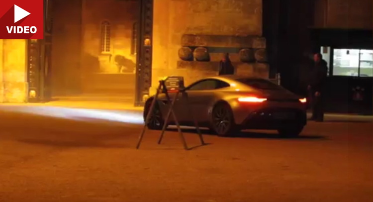  Aston Martin DB10 Live Action Footage From The Set of Spectre