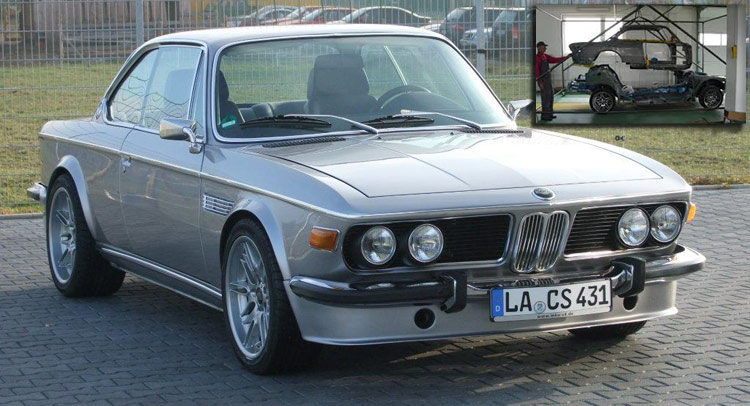  Restomodded BMW E9 CS Body on E39 M5’s V8, Chassis