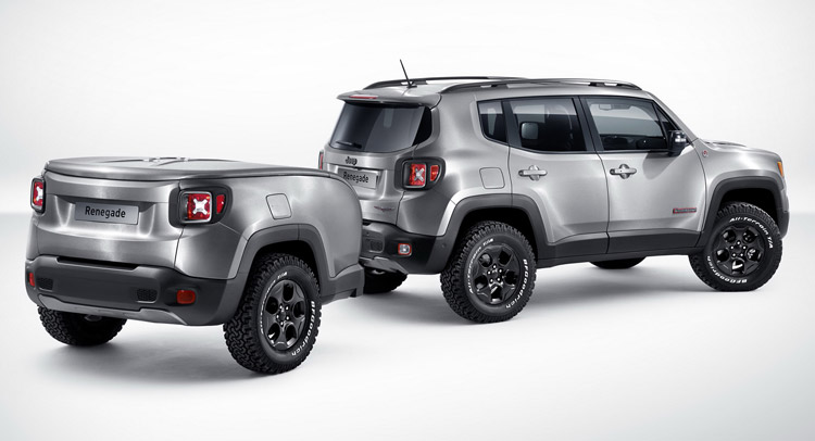  Jeep Renegade Gets a Trailer Sidekick With Hard Steel Concept For Geneva