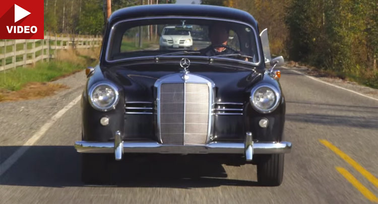  Test Drive and Presentation of Classic 1950s Mercedes 180D