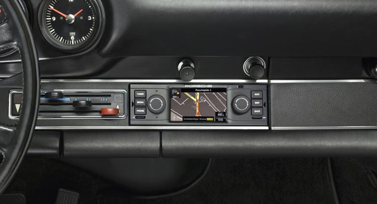  Porsche Classic Releases Vintage Looking Navigation Radio for Old 911s