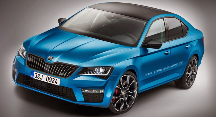  Skoda Superb vRS Rendering Makes You Wish For The Real Thing