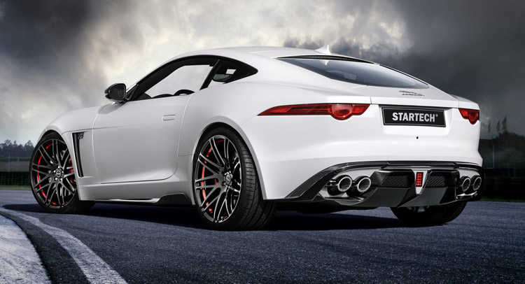  Jaguar F-Type Coupe Tries On A Startech Outfit For Geneva