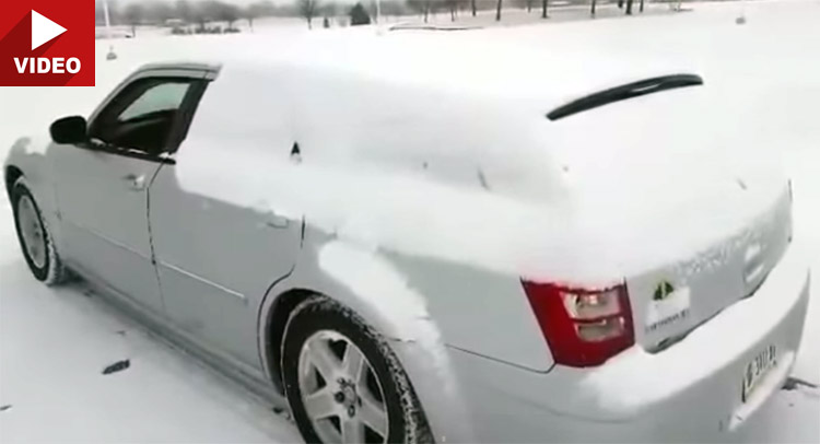  How To Quickly Clean Snow Off Your Car…And Give Your Child A Hearing Problem
