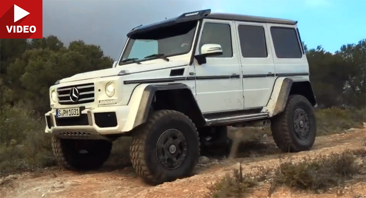 New Mercedes Benz G500 4x4 With 4 0 Liter V8 Turbo Detailed And Filmed In Action Carscoops