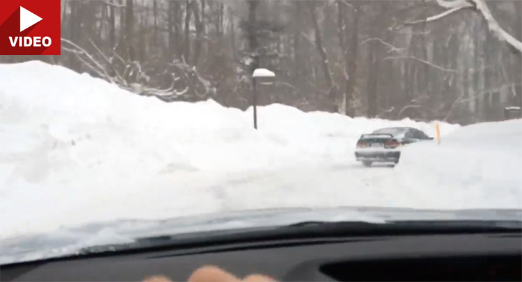  This is What it’s Like Driving in the Boston Area Today After Record Snow Fall