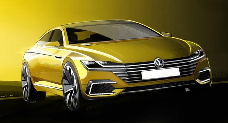  New VW Four-Door Coupe Concept to Debut in Geneva, Could Preview the Next CC