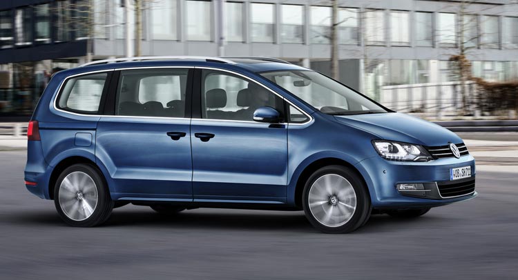  VW Sharan Gets New Engines and Equipment, Discreet Styling Updates