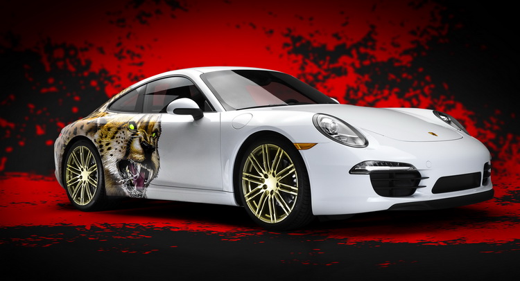  Adidas Offering Porsche 911s with Cheetah Graphics to 3 Fastest NFL Combine Prospects