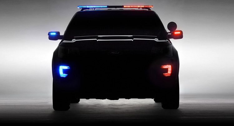  Ford Teases New Police Interceptor for Chicago Auto Show