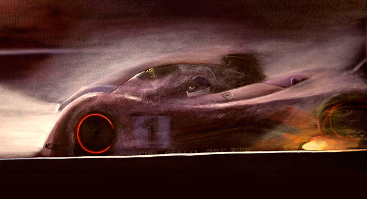  Alex Wakefield Makes Proper Motorsport-Inspired Art That Just Screams Speed