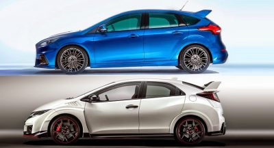 2016 Focus Rs Vs 2015 Civic Type R W Poll Carscoops