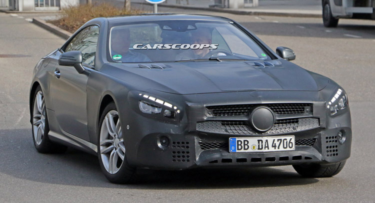  Spied: Mercedes-Benz To Give 2017 SL A Brand New Face
