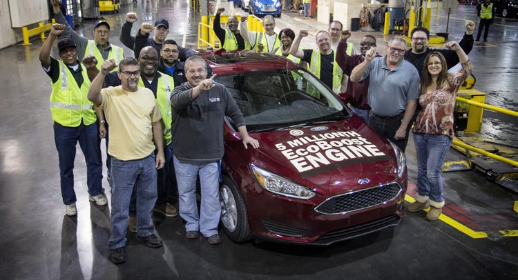  Ford’s 5-Millionth EcoBoost-Equipped Vehicle Is a 1.0L Focus