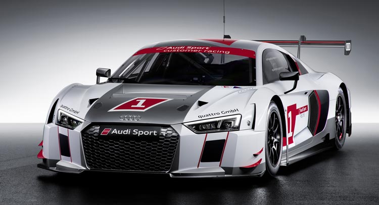  Audi R8 LMS Race Car Is Lighter and Safer, Complies with 2016 GT3 Regulations
