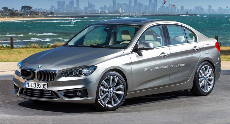 BMW's FWD 1-Series Sedan Rendered for Viewing Pleasure | Carscoops