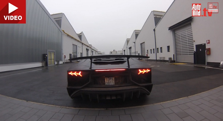  See Lambo’s New Aventador LP750-4 SuperVeloce Launch Off The Line
