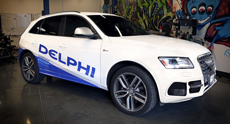  Delphi Shows Off Self-Driving Vehicle Tech, Plots Cross-Country Trek