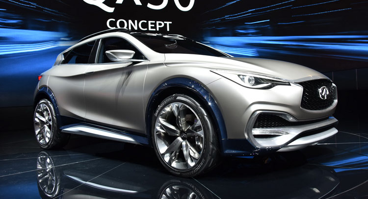  Infiniti QX30 Concept Shows its Curves and Creases in Geneva