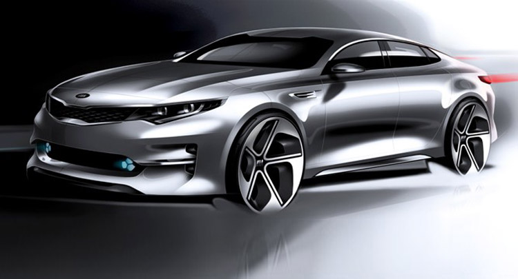  All-New 2016 Kia Optima Looks Awesome…In Official Teaser Sketches