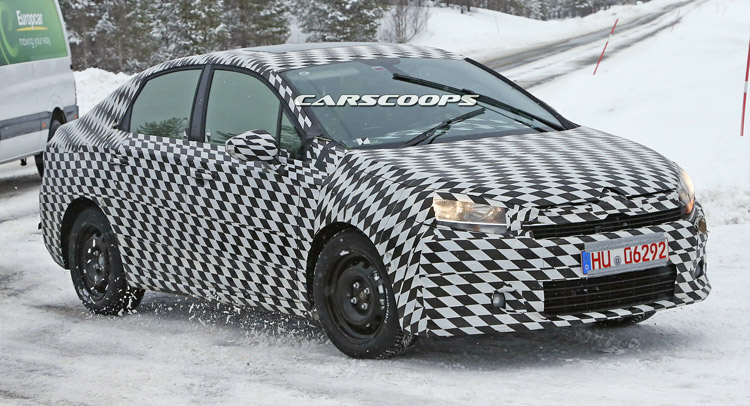  Citroen Spied Testing New C4 Budget Sedan For China In Europe