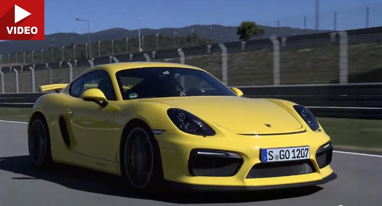  Walter Röhrl Takes New Porsche Cayman GT4 For A Spin
