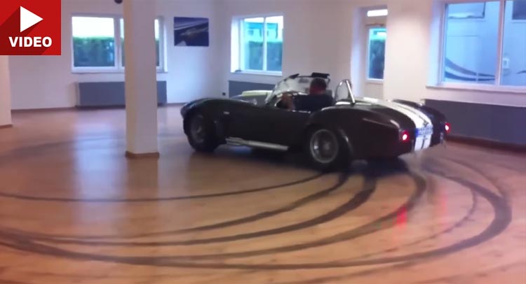  Shelby Cobra Does Best Pole Dancing Ever Inside an Apartment