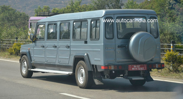  Force Motors Spotted Testing Seven-Door Version of its Trax SUV