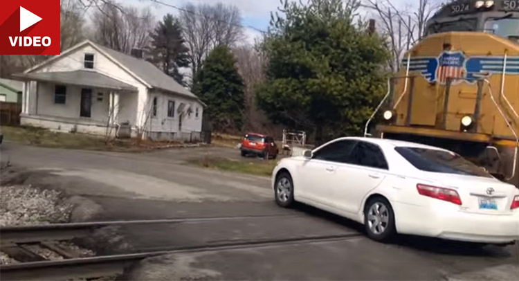 Deadly Kentucky Train Crash With Toyota Camry Caught On Video