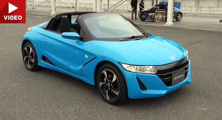  Watch Honda’s New S660 Mini Roadster Test Driven In Japan